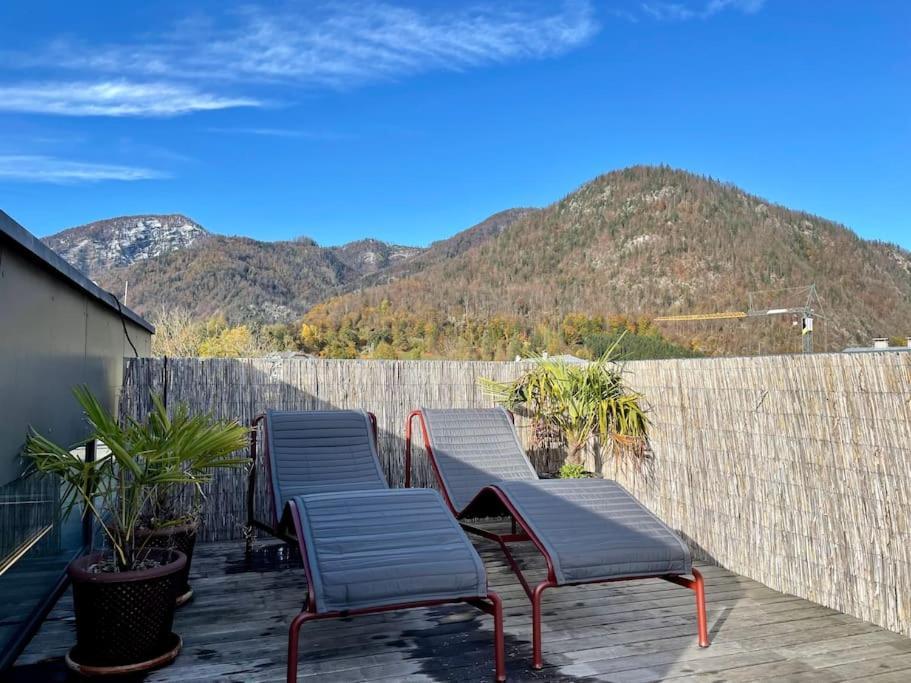 Appartamento Luxus Penthouse Mit Panoramablick Bad Ischl Esterno foto